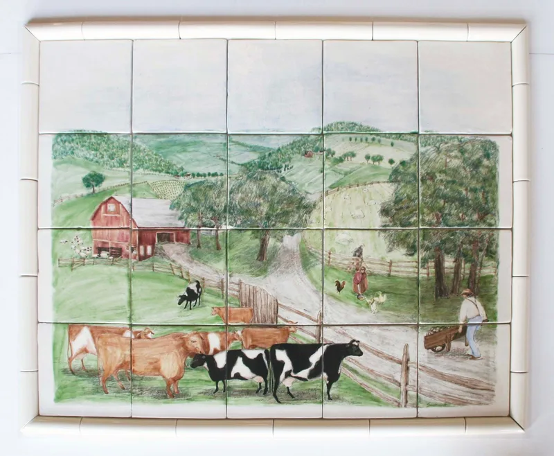 Large Farm Scene