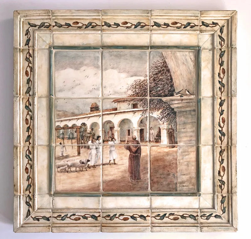 Mission San Juan Capistrano Mural - ARTIST'S CERAMIC STUDY