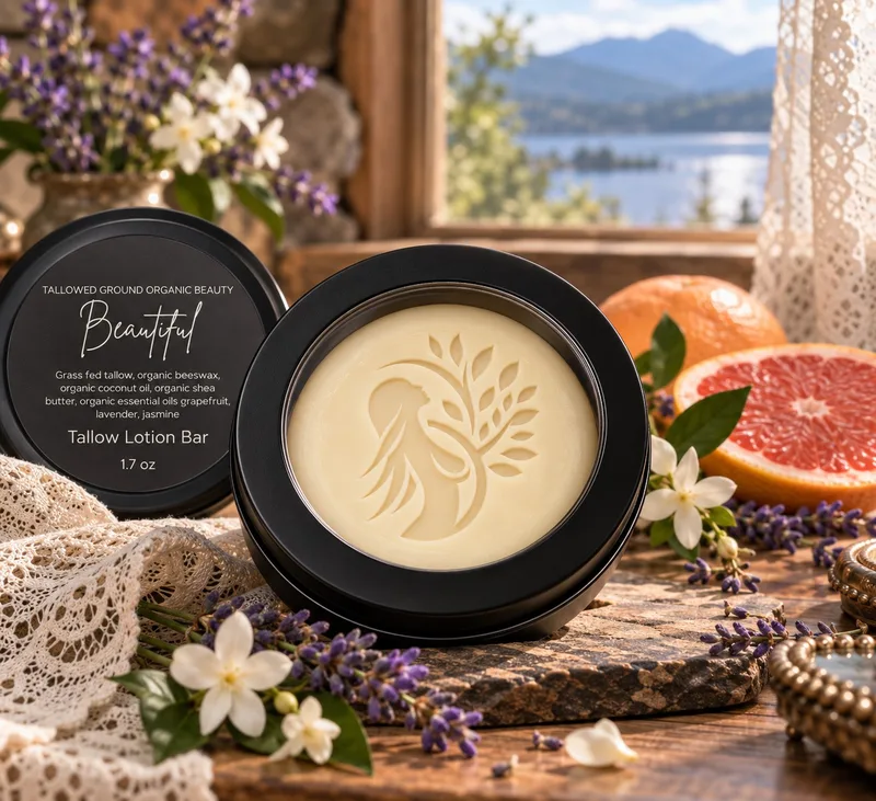 Tallow Lotion Bar "Beautiful"