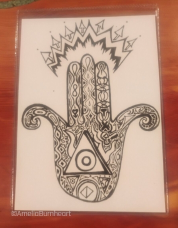 Hamsa-Original Art Print