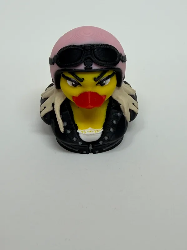 Biker Girl Duck