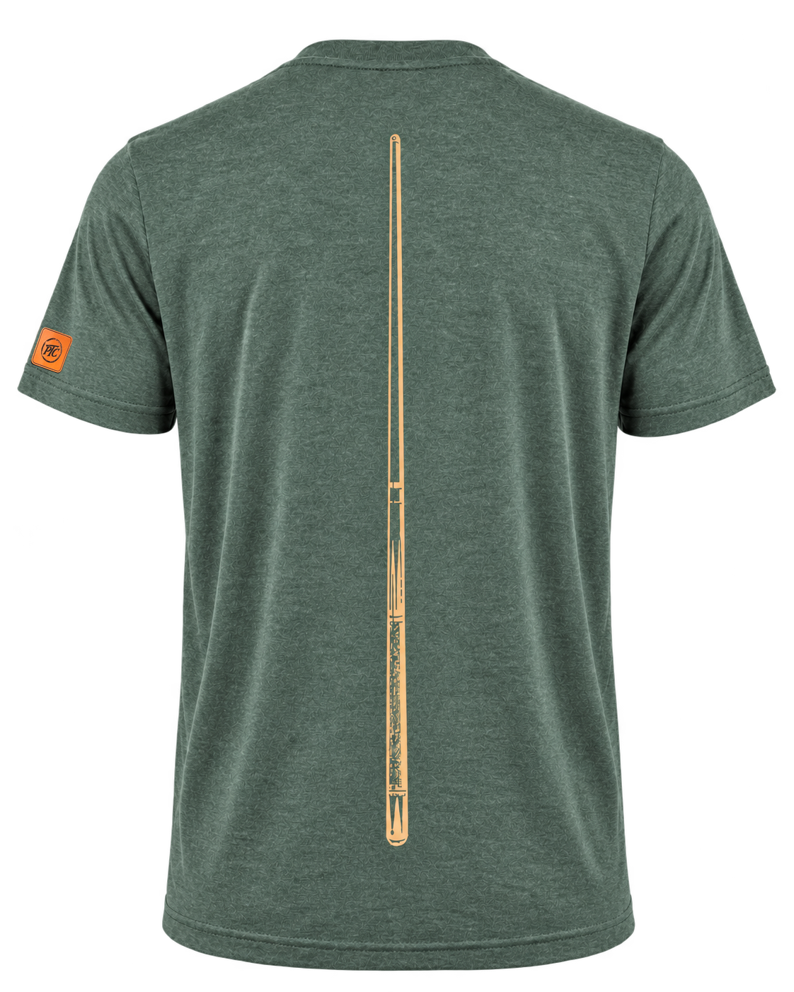 PTC-006 green shirt with full cue-spine back