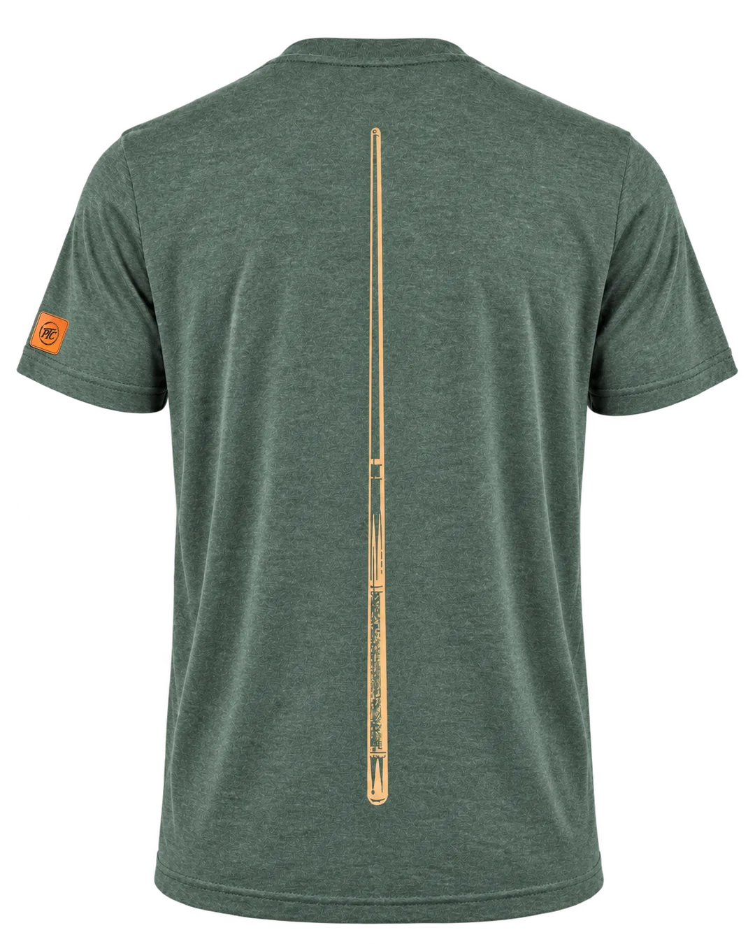 PTC-006 green shirt with full cue-spine back