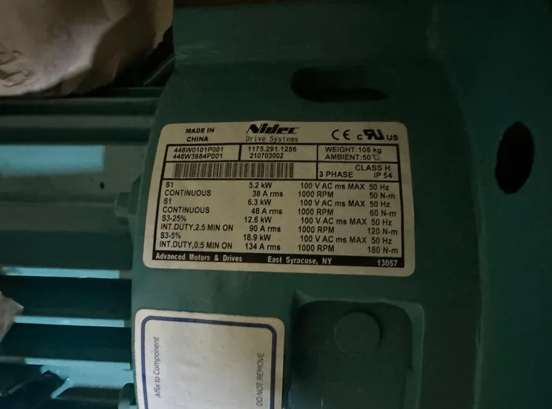 GE 448W3984P001 60Nm AC pitch motor 