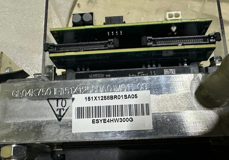 GE 151X1258BR01SA05 wind turbine converter phase modules