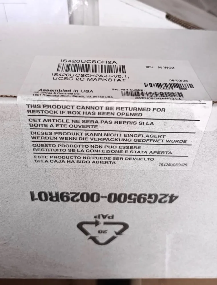 GE IS420UCSCH2A-H-V01 UCSC MarkStat controller