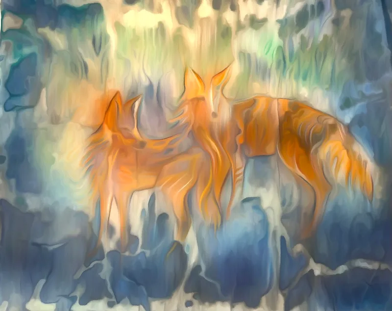Orange Foxes