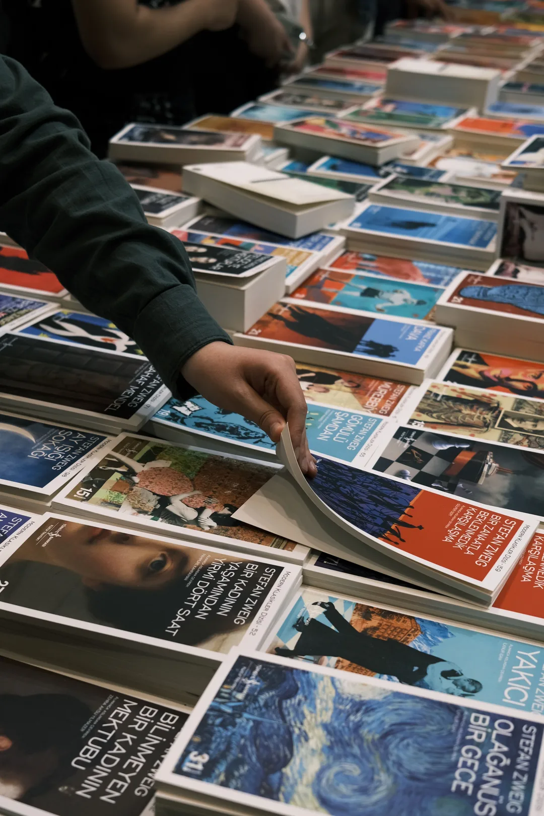 Books prepared for publishing and distribution