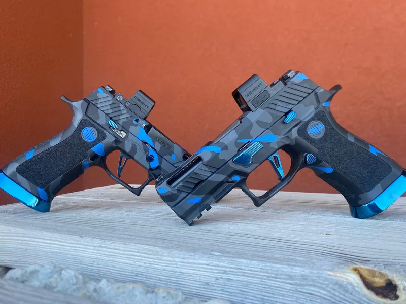 Sig P320s — The Evil Twins (After, side view)