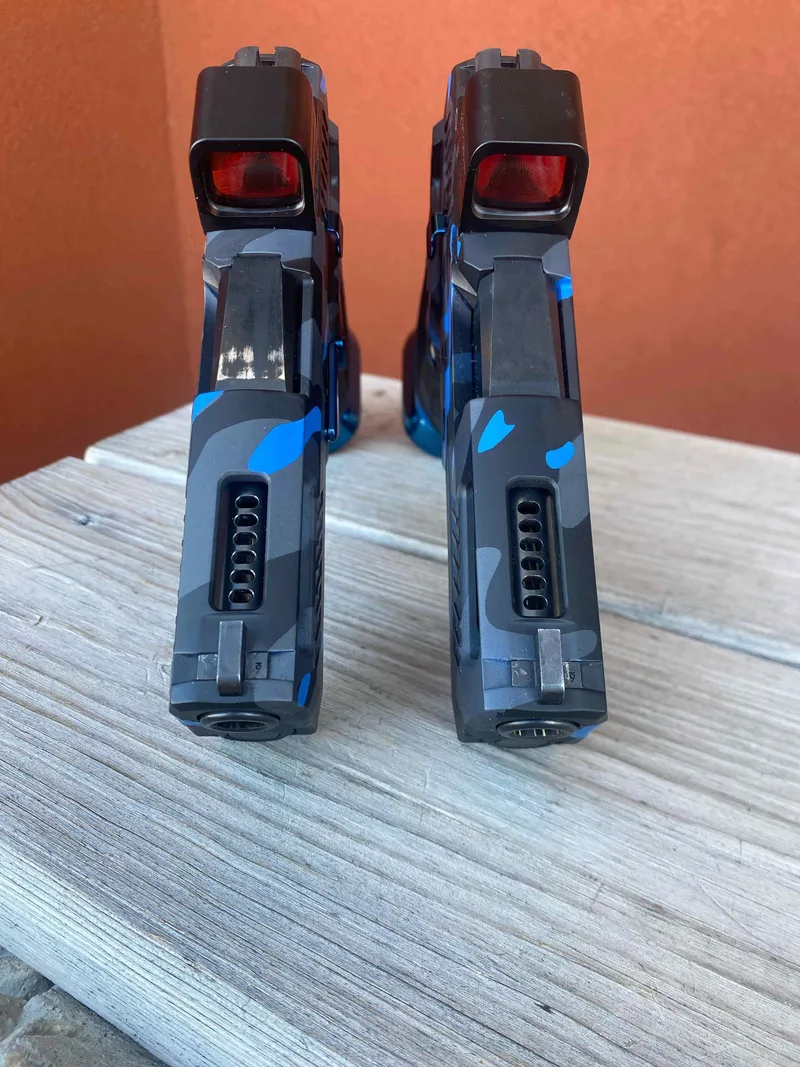 Sig P320s — The Evil Twins (After, optic detail)
