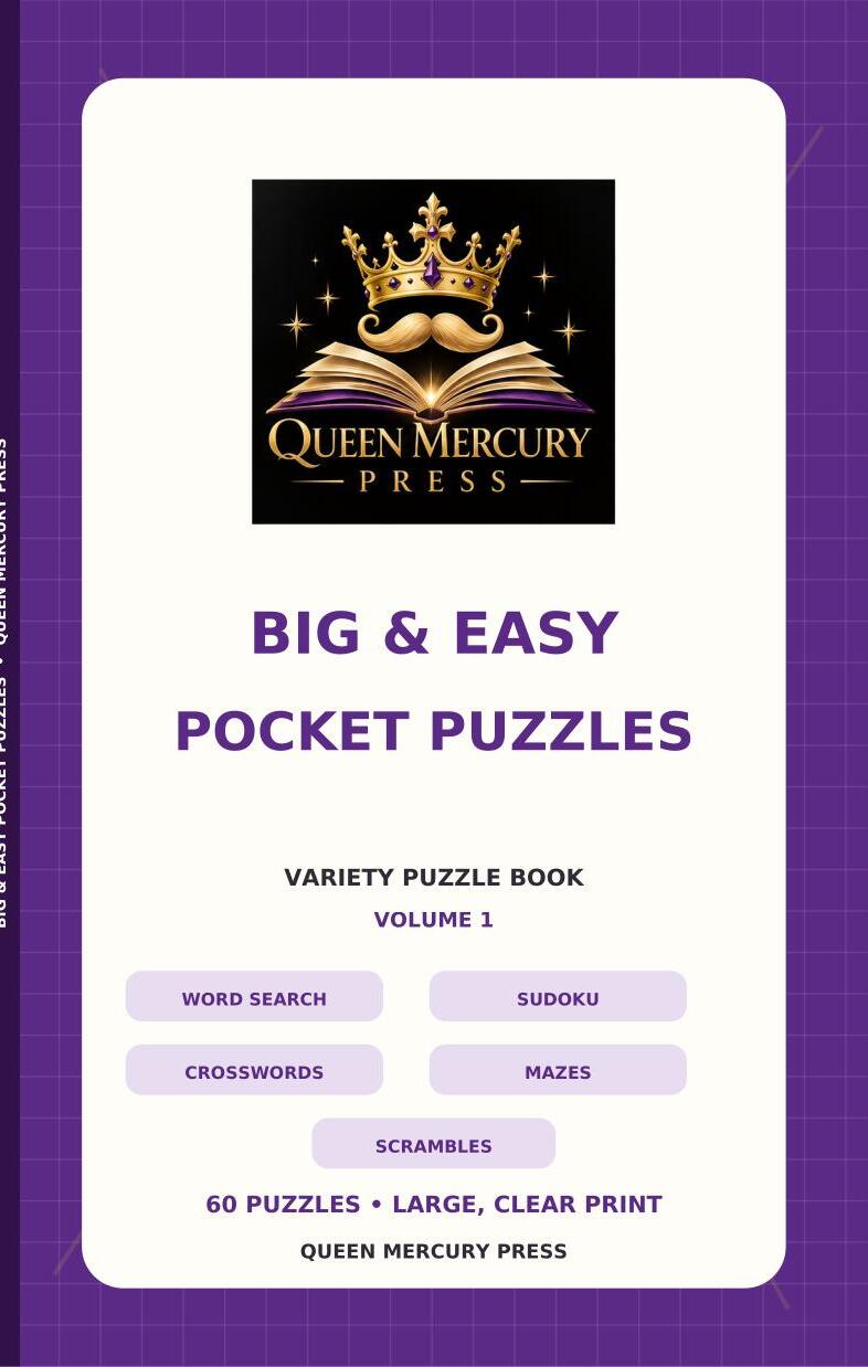 Big and Easy Pocket Puzzles Volume 1 cover