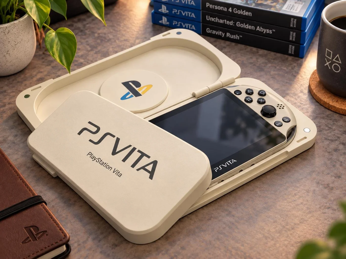 PS Vita Slim 2000 3D Printed Protective Carrying Case
