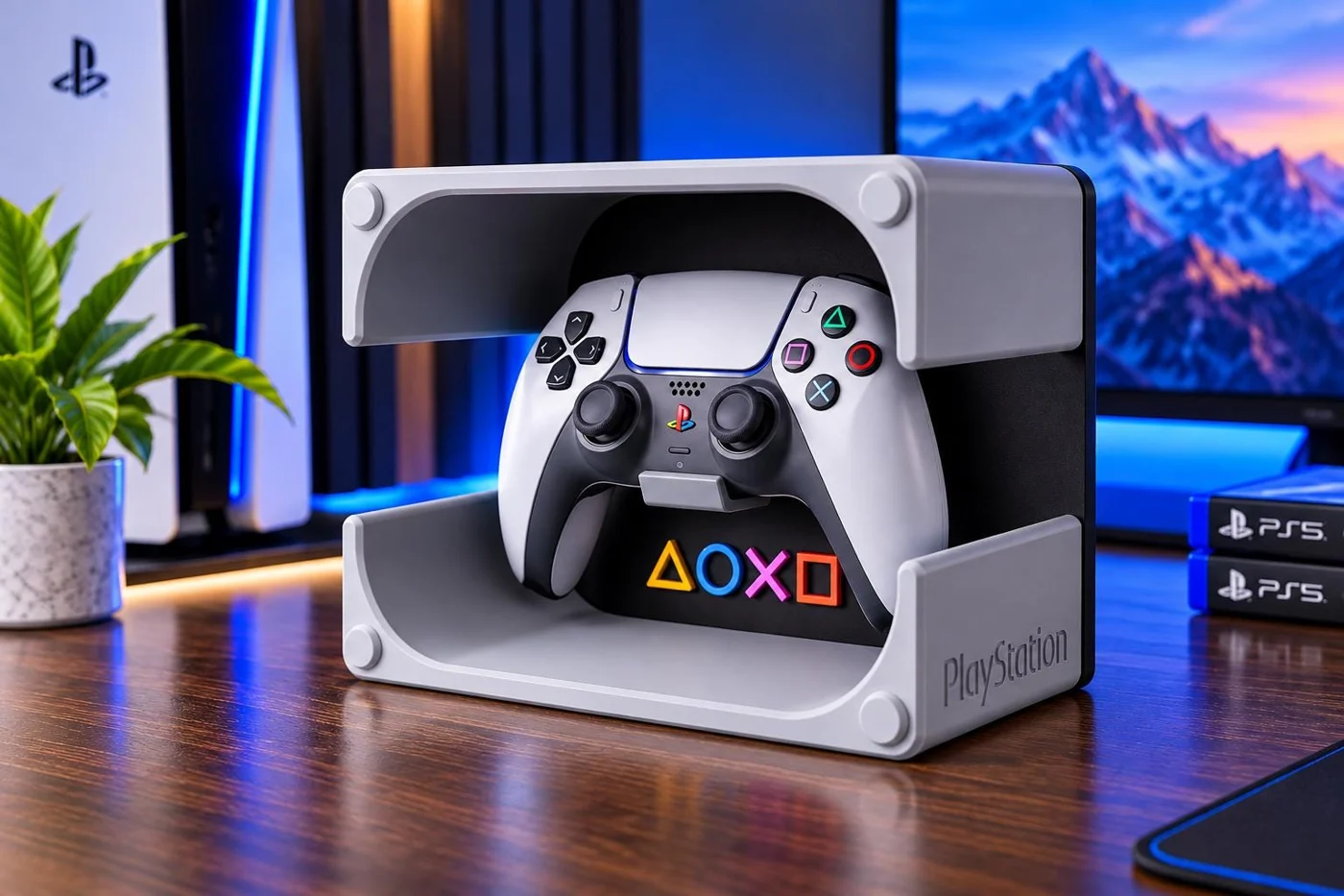 PS5 Controller Wall Mount & Freestanding DualSense Display Showcase