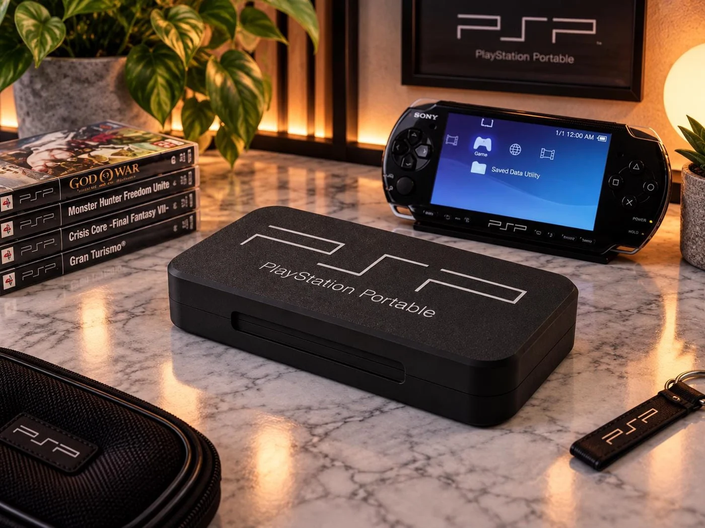 PSP 1000 3D Printed Protective Carrying Case