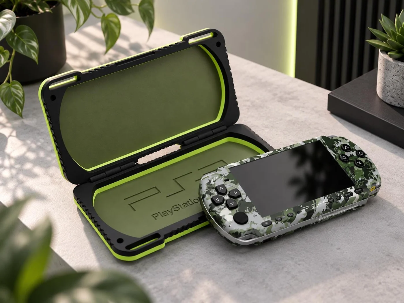 Sony PSP 3000 3D Printed Tactical Carrying Case