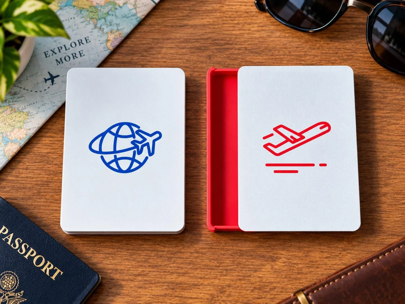 3D Printed Passport Travel Case - Snap Lock Passport Holder