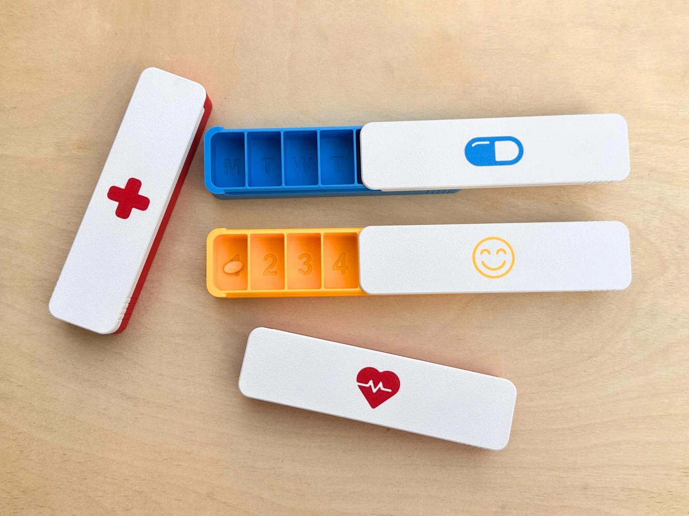7 Day Pill Organizer Travel Box