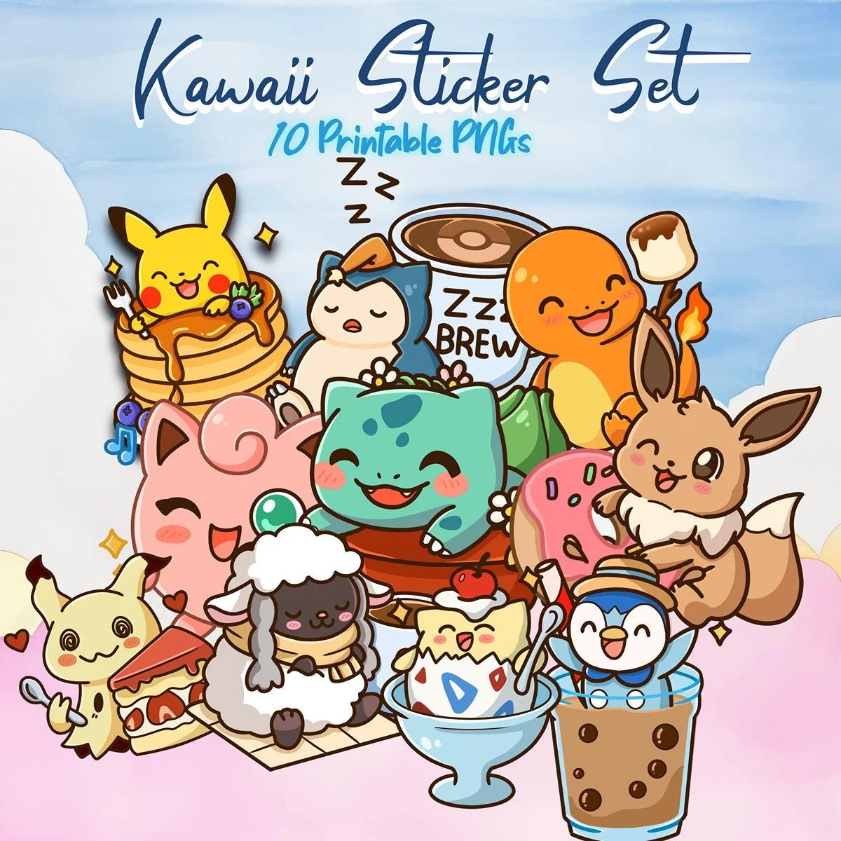 Printable sticker designs
