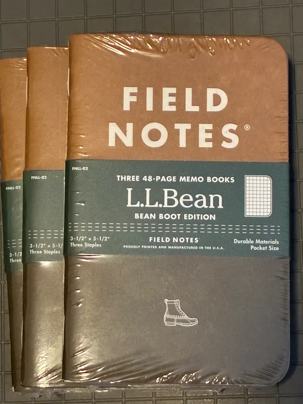 Field Notes LL BEAN notebooks