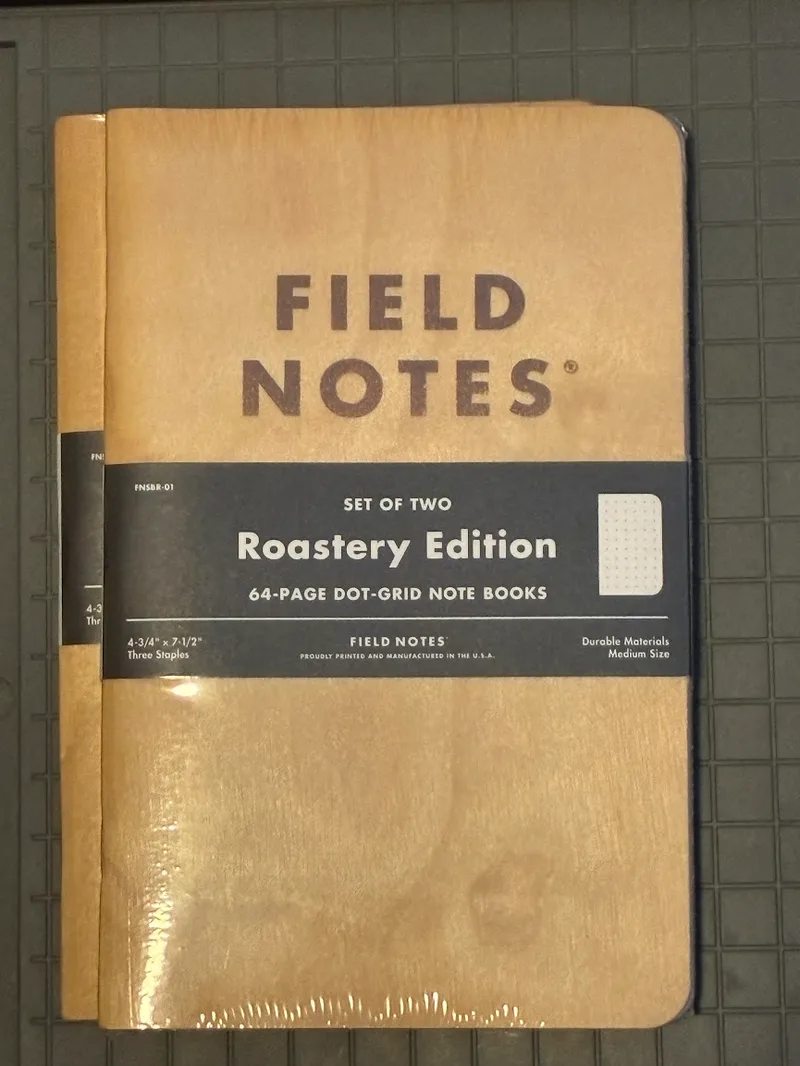 Field Notes ROASTERY EDITION notebooks