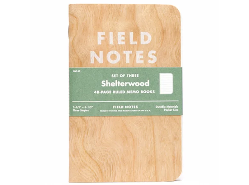 Field Notes SHELTERWOOD notebooks