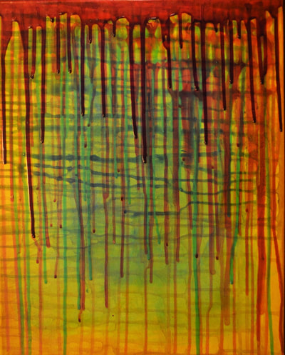 Easy Like. Acrylic on canvas. 2018.  
20 x 16 x .5