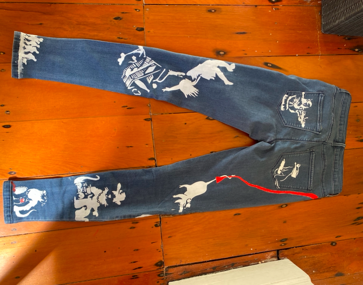 Hand Stencilled 