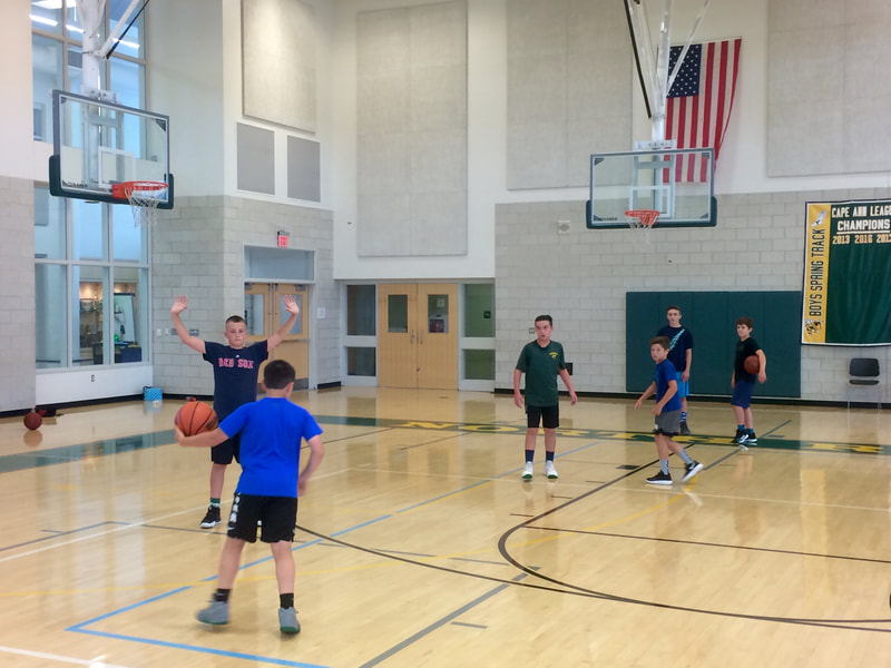 Short-sided games, working on both offense and defense.