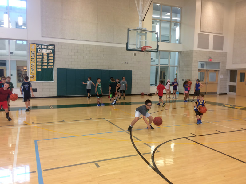 Daily ball-handling build-up.
