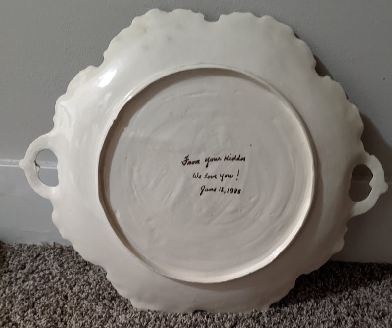 Back of 50th Anniversary Plate