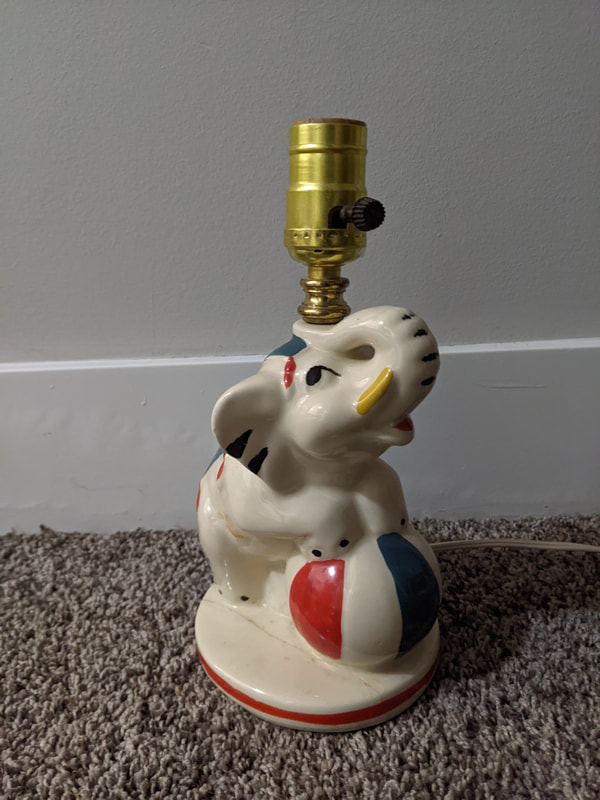 Baby Elephant Lamp