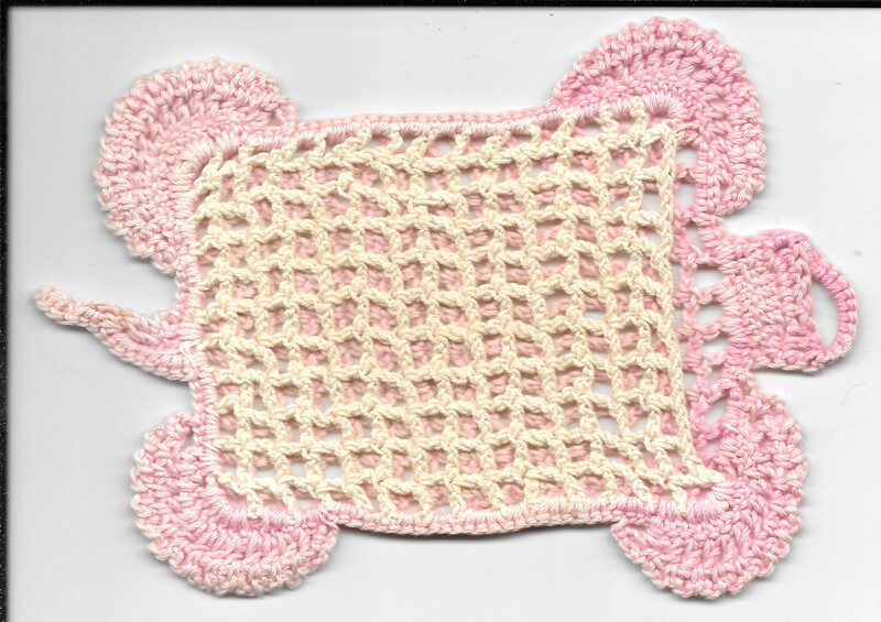 Crochet Turtle Potholder