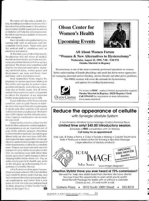 Women's Edition Magazine - August 1999 - Page 33