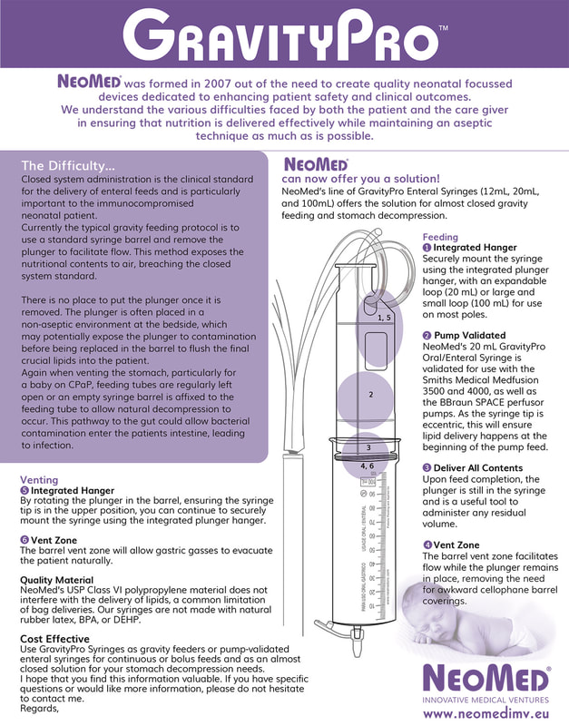 NeoMed Gravity-Pro mailer