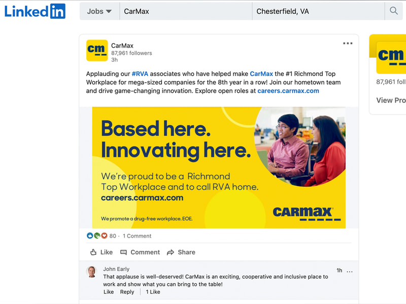 Hiring static image for CarMax