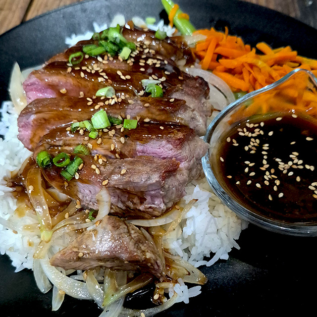 Teriyaki con Filete Miñon