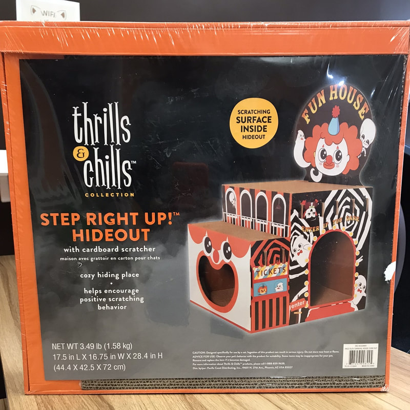 Prizes #2 - #5: 
Cat scratcher Step Right Up Hideout