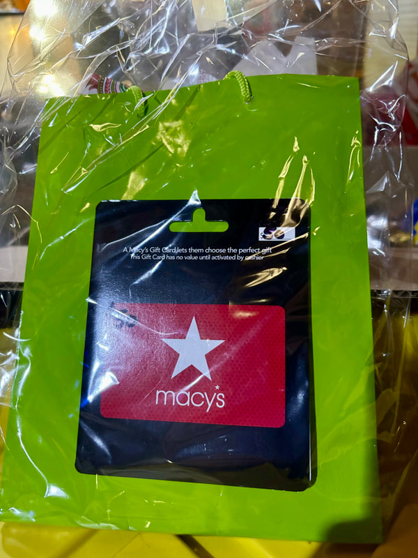 7. $50 gift card to Macy's. 