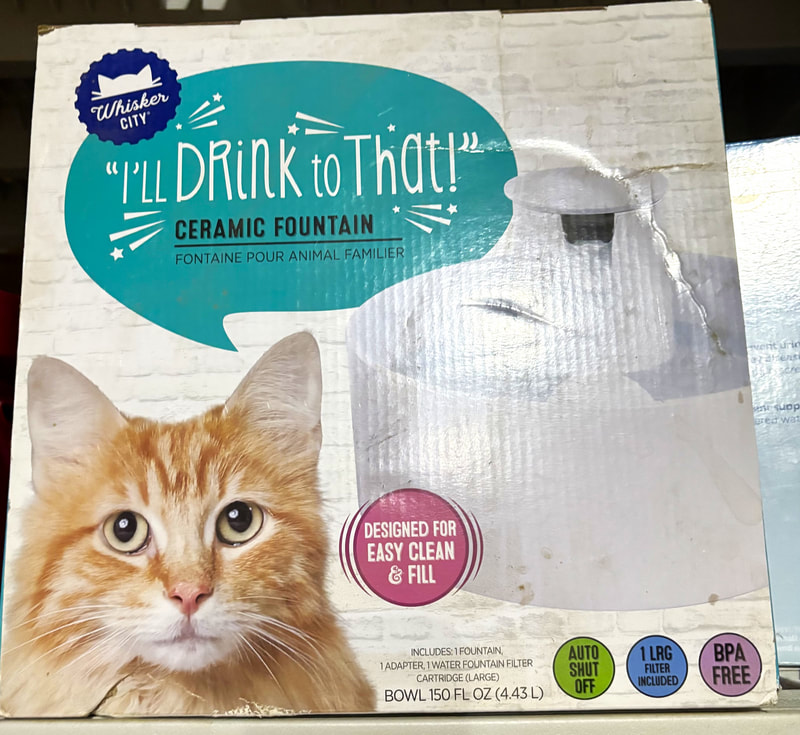 Prize #11 - Whisker City ceramic fountain