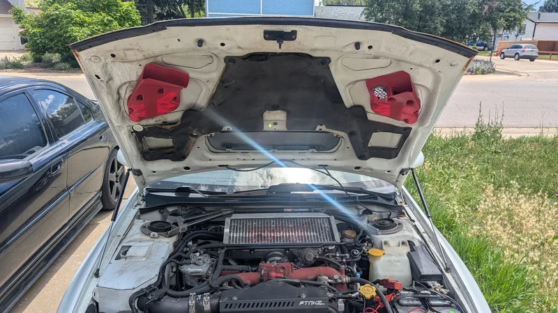Hood Vent Ducts - Compatible with early 2000's Subaru GC8/GF8 2.5RS Impreza Outback Forester