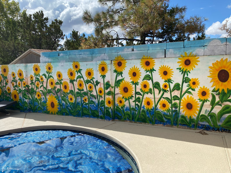 Poolside Mural