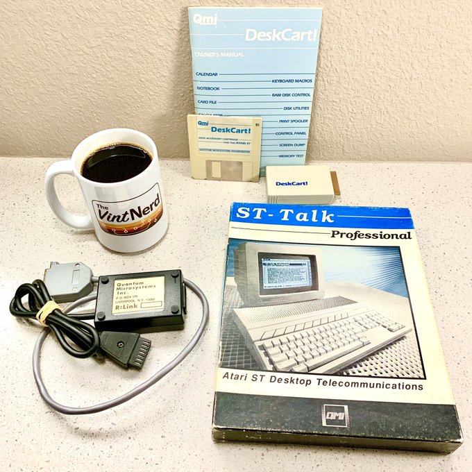 Good old days... Worked at QMI in my youth. Started re-collecting the products we made. I probably stuck those labels on myself 35 years ago! Winking face with tongue

#atari #atari8bit #atartst #qmi #quantummicrosystemsinc #r:link #deskcart! #st-talk #vintagecomputing #retrocomputers #thevintnerd