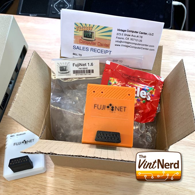 Mail Call: Got the new FujiNet v1.6 from 
@vintage_center
. Looking Great in Orange!  PS. I think my v1.5 is jealous. lol

#atari #atari8bit #fujinet #fujinet1_6 #vintagecomputercenter #orangeisthenewbeige #vintagecomputing #retrocomputers #retrogaming #thevintnerd