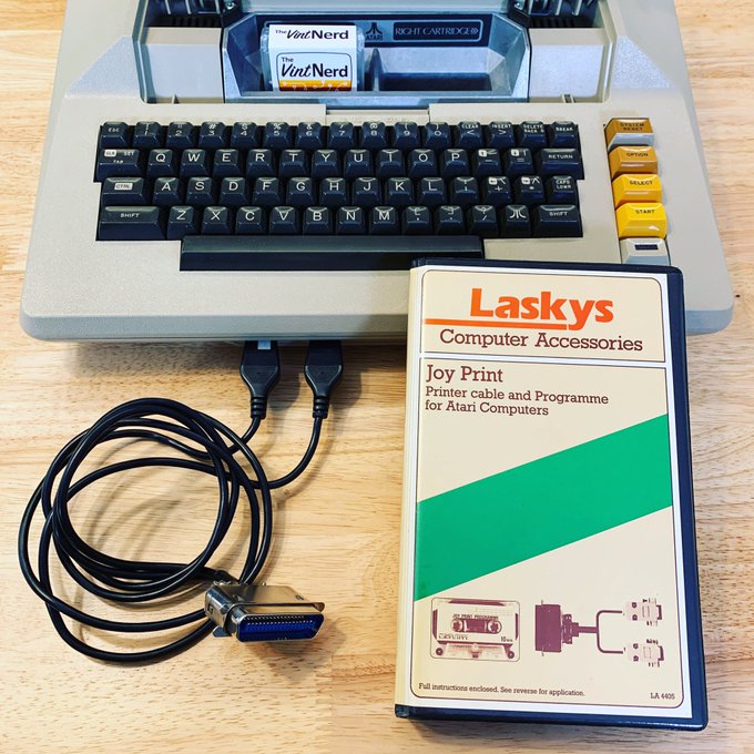 Mail Call: Old School Parallel Printer Port that works off of two Atari Joystick Ports!

#Atari #Atari8Bit #JoystickPorts #Laskys #JoyPrint #LA4405 #VintageComputing #RetroComputers #RetroGaming #TheVintNerd