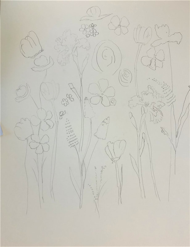 The Beginnings of a Painting!