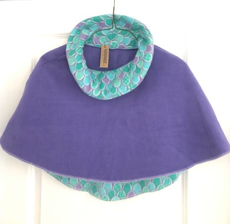 Toddler Purple with Mermaid Scales