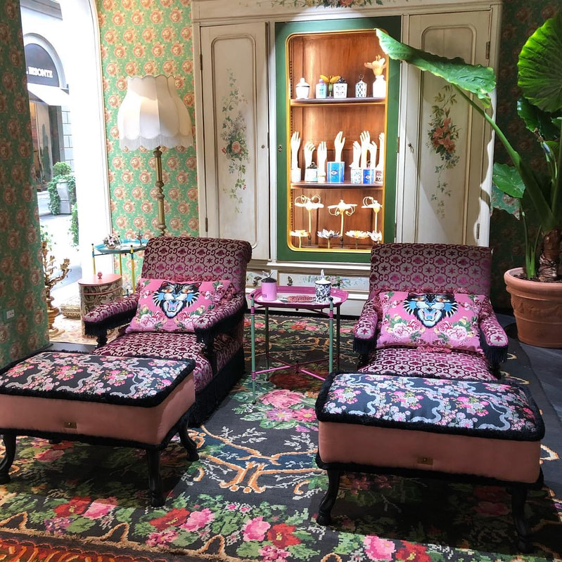 and then Gucci created Gucci Home... (including luxury rugs)