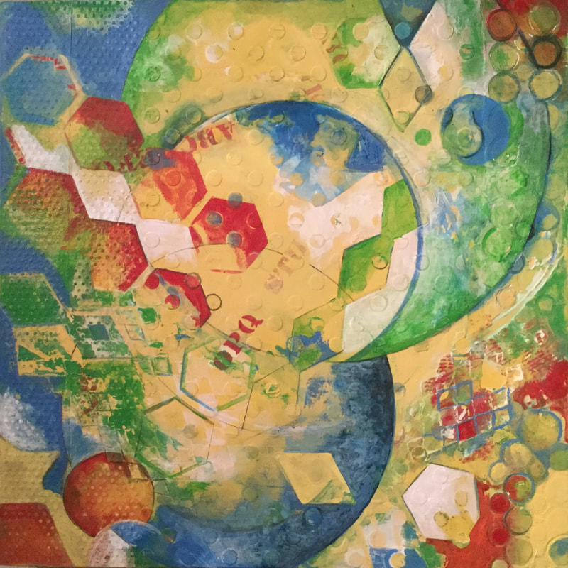 Erika's Space Odyssey
Mixed Medium 2' x 2' x 2