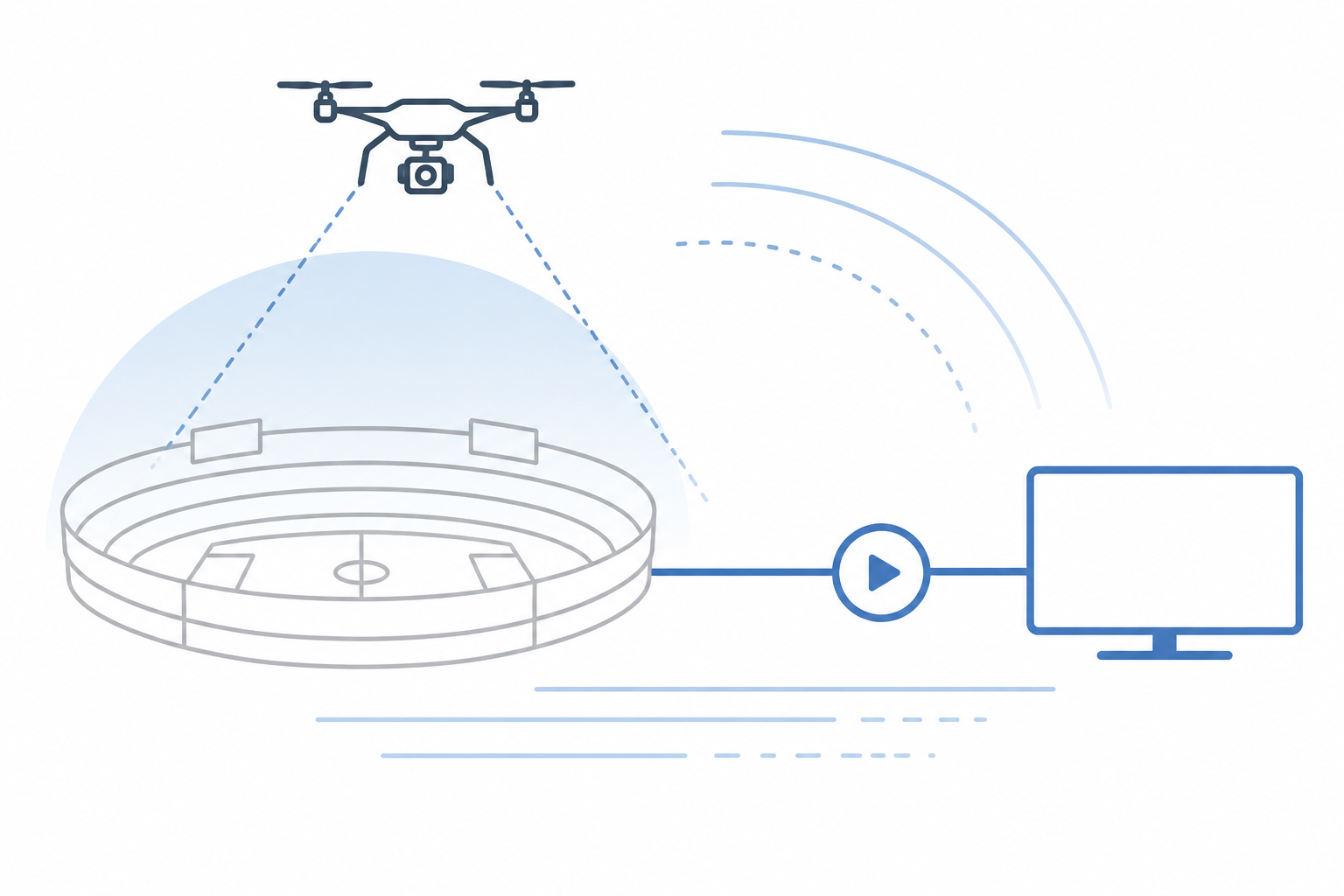 Drone Live Sports Broadcast: How Aerial Cameras Actually Fit Into a Live Production
