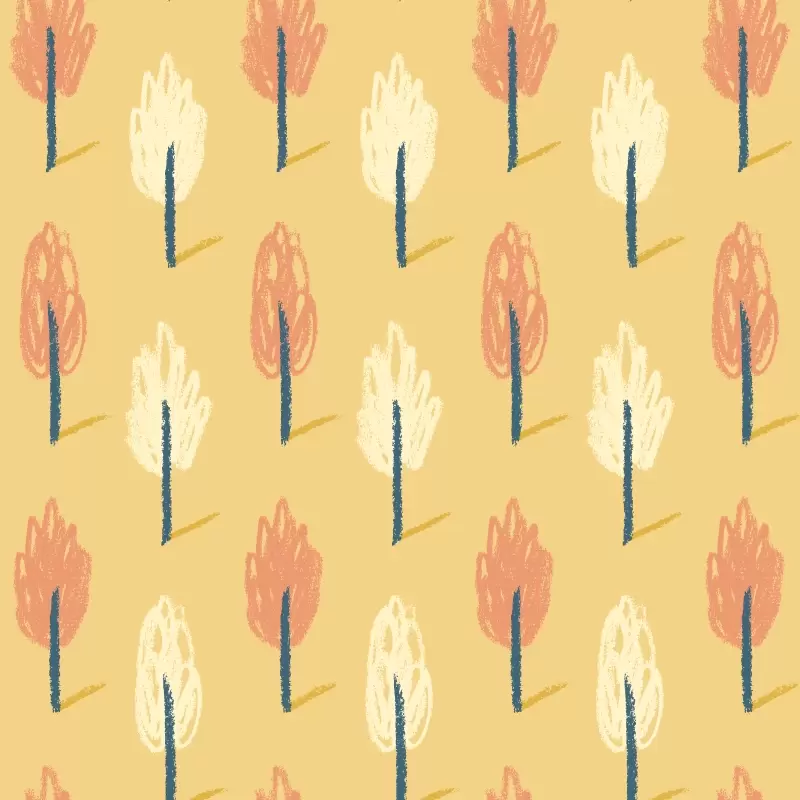 Trees pattern in sand